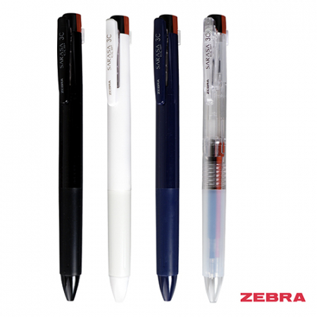 제브라 뉴 사라사클립 3색펜 0.5mm #2