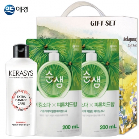 애경 엑스트라 샴푸 순샘 리필 2p 세트 #2