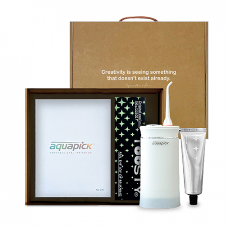 레스쁘리 아쿠아픽 스페셜세트 C (AQ-206 + 투스티 오리지널 치약 100g) #2