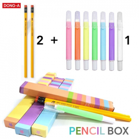 동아 오피스 연필 + 슬림 회전 지우개 2+1세트 #2