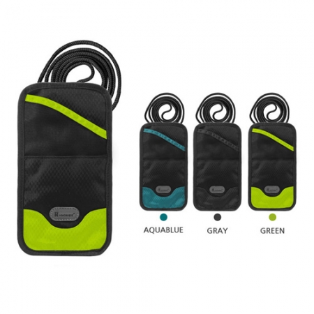 여행용목걸이형 롱 파우치 #2