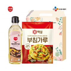 CJ해바라기유, CJ부침가루 2종세트