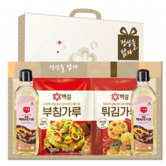 정성을 담다 5호세트(부침, 튀김, 해바라기유*2개)