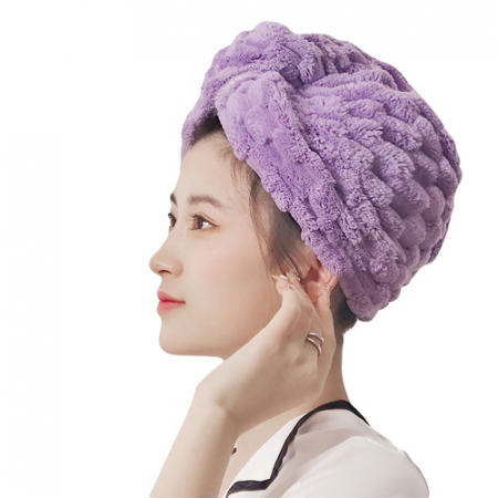 CJH068 나는용 레이어 산호 벨벳 헤드타올 #2