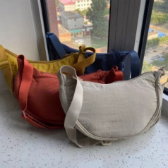 CJH097 나는용 반달 크로스 바디 에코백