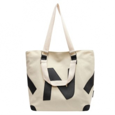 CJH081 나는용 모던 텍스트 숄더 에코백