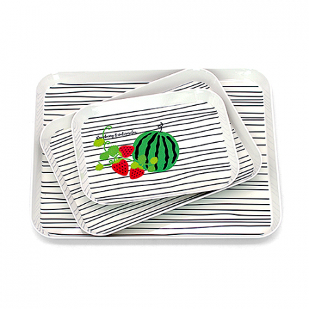 뉴사각 멜라민 쟁반 3p #2