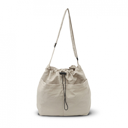 룩앳걸 가벼운 나일론 드로스트링 숄더 크로스백 #4