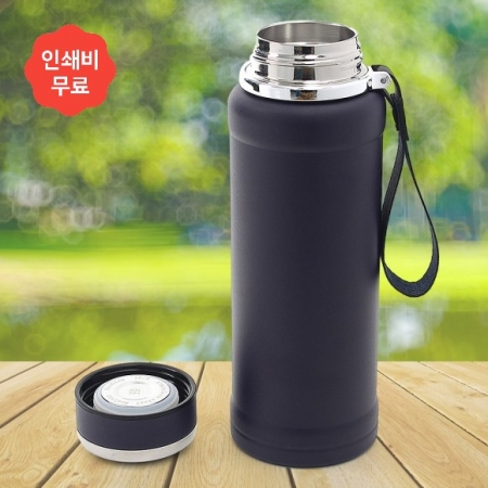 베이직 사계절 보냉 보온병 (1L) (네이비) #2