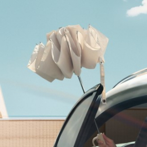 크로반 KR34 3단 자동 우산 거꾸로 카라비너 자동 접이식 우산