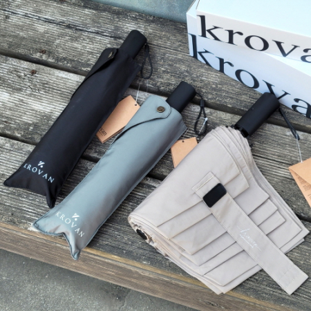 크로반 KR32 자동 3단 우산 링클프리 튼튼한 접이식 #2