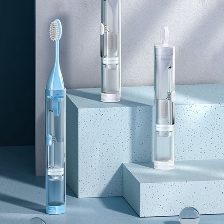 접이식 칫솔 치약 디스펜스 세트 #2