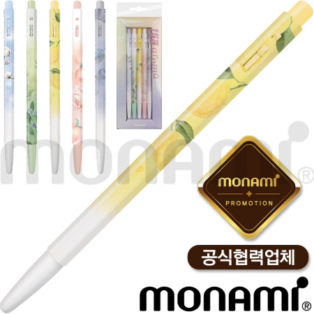모나미 153 아로마 볼펜 5P세트 (잉크 컬러 5종) #2