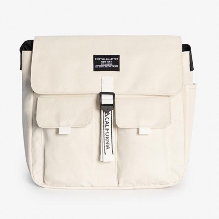 캘리포니아 크로스끈 캔버스 슬링백 여행가방 어깨가방 #2