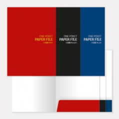 원포켓 종이화일 (고급형/포켓 60mm/박인쇄) // 기성