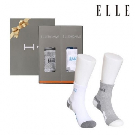 엘르 스포츠양말 남성 여성 2족세트 #2