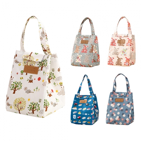 장식패턴 데코 보온보냉 런치백 도시락 가방 #2