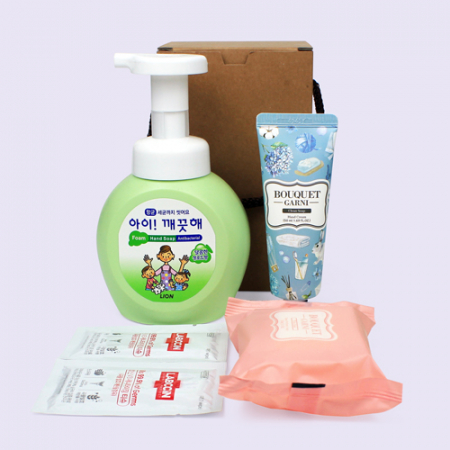 아이깨끗해 핸드워시 용기+부케가르니 핸드크림 퍼퓸비누 세트 #2