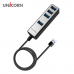 작은이미지: 유니콘 4포트 무전원 USB3.1 허브 1.8M 케이블 LH-4500A #4