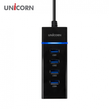 유니콘 4포트 무전원 USB3.1허브 1.8M케이블 LH-4000A #5