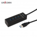 작은이미지: 유니콘 4포트 무전원 USB3.1허브 1.8M케이블 LH-4000A #6