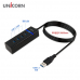 작은이미지: 유니콘 4포트 무전원 USB3.1허브 1.8M케이블 LH-4000A #7