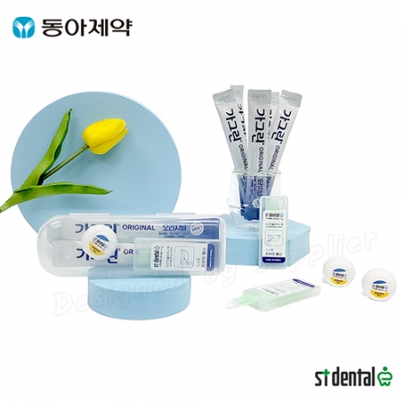 센스케어3호 가그린2p 치실 치간이쑤시개 미니케이스 구강세트 #2