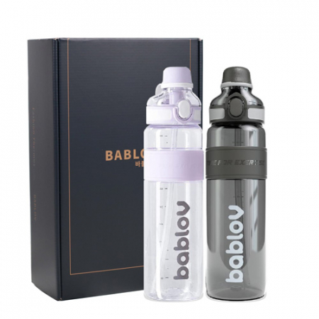 바블로브 파스텔 대용량 트라이탄 워터보틀 2종세트 BB2000 2P #3