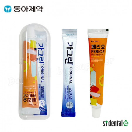 센스케어4호 가그린 1p LG페리오치약 미니케이스 구강세트 #2