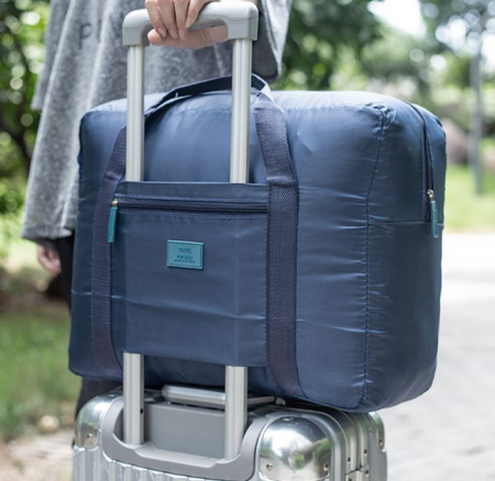 세이프 보스턴백 여행용캐리어 결합 가방, 가벼운 휴대용 여행가방 캐리어 보조가방 #2