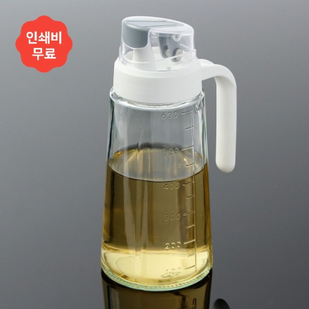 베이직 키친플로 자동개폐 오일병 3p세트(600ml) (그레이) #2