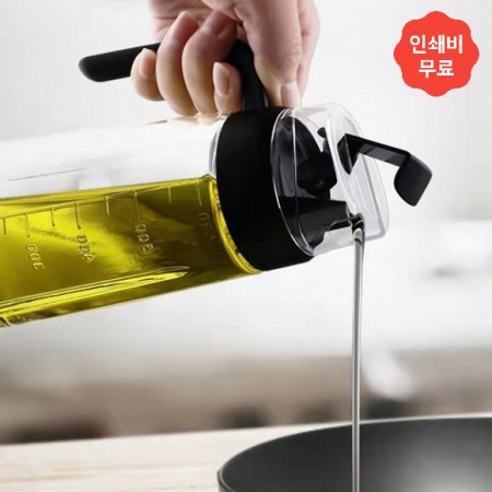 심플 키친플로 자동개폐 오일병 3p세트(600ml) (블랙) #2