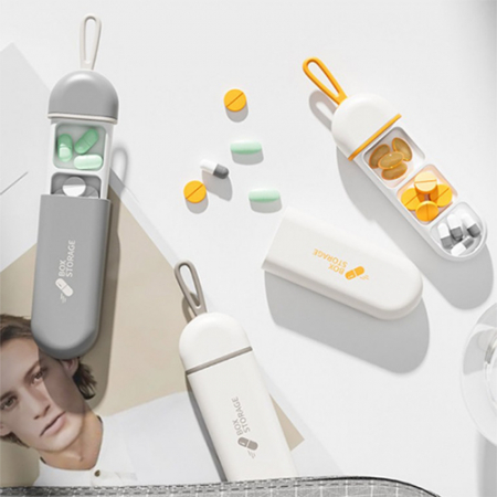 베이직고리형 슬라이드 3구 방수 알약케이스 / 약통 약케이스 건강 구급함 약달력 어르신 #2