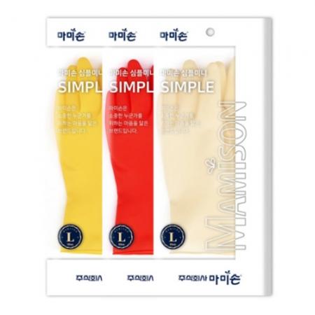 마미손 심플미니 고무장갑 10매입 고무장갑, 설거지 고무장갑 #2