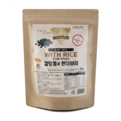 우리쌀라이스칩 검정콩과 현미보리 1봉 60g
