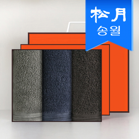 [송월타올] 호텔수건 에르모 170g 코마 40수 3p 선물세트(쇼핑백) 기념수건 답례품 #2
