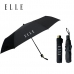 작은이미지: 엘르 3단 블랙 솔리드 방풍 우산 #2