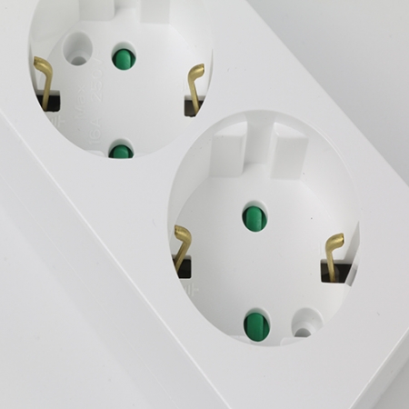 아남 고용량 4000W 배선차단기 3구 멀티탭 1.5m 국산 과부하차단기 #7