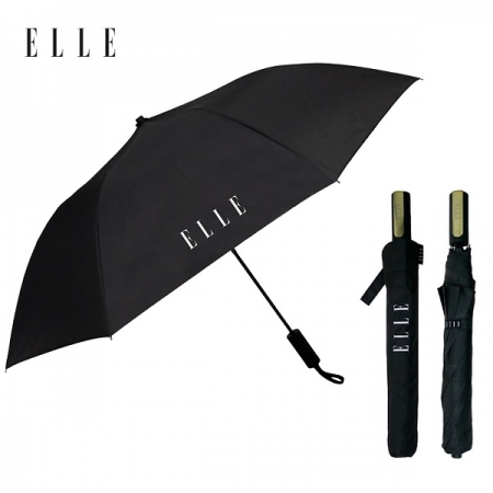 엘르 2단 블랙 솔리드 우산 #2