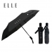 작은이미지: 엘르 3단 블랙 솔리드 완전자동 우산 #2
