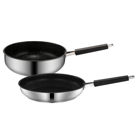 영국R 바제니 인덕션IH 스텐코팅 전골팬 28cm 2종 커플세트 #2