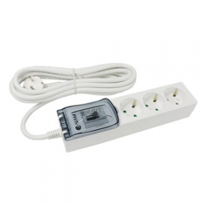 아남 고용량 4000W 배선차단기 3구 멀티탭 4.5m 국산 과부하차단기