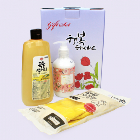 트리오 곡물설거지 500g 부케가르니 핸드크림 280ml 3종세트 #2