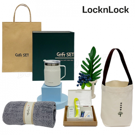 와우30호 선물세트 락앤락 메트로머그 텀블러 송월타올 띠지 치아구급함 칫솔치약(쇼핑백) #3