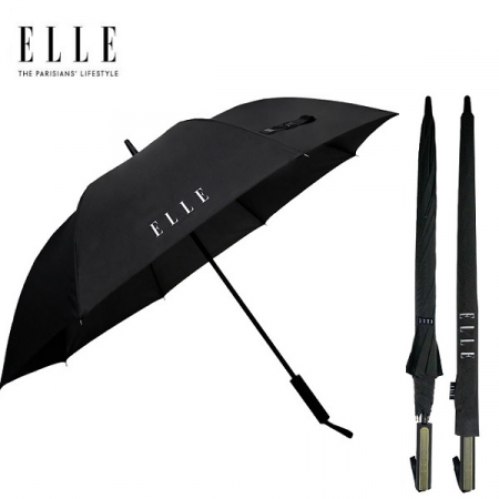 엘르 70 자동 블랙 솔리드 장우산 #2
