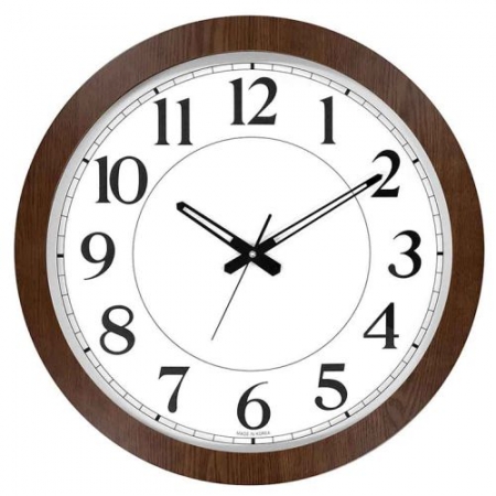 대형 500mm 원목민자 벽시계 (무소음) #3