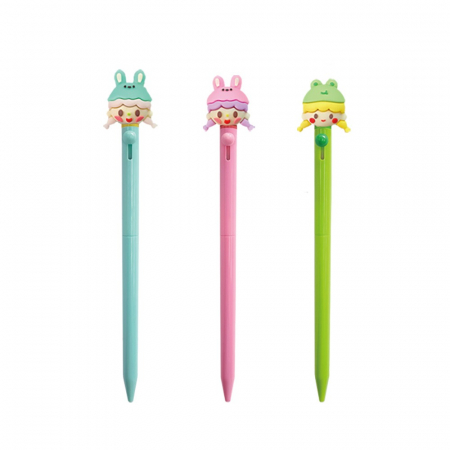 삐삐 캐릭터볼 노크펜 0.7mm #3