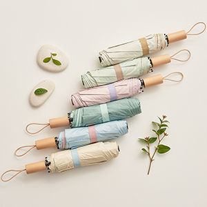 투톤우드 3단 우산, 제작 예쁜 접이식 암막 소형 판촉물