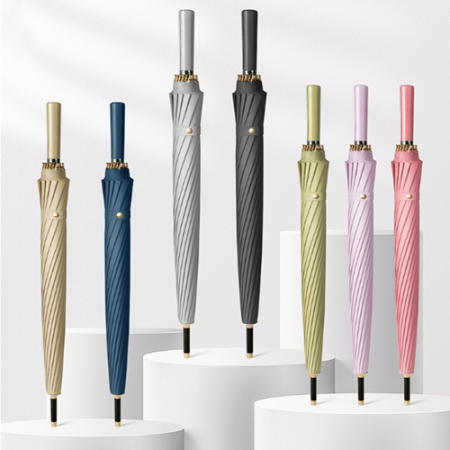 [에디토] 스윗 마시멜로 튼튼 반자동 장우산 16k살대 고밀도원단 방수코팅 #2