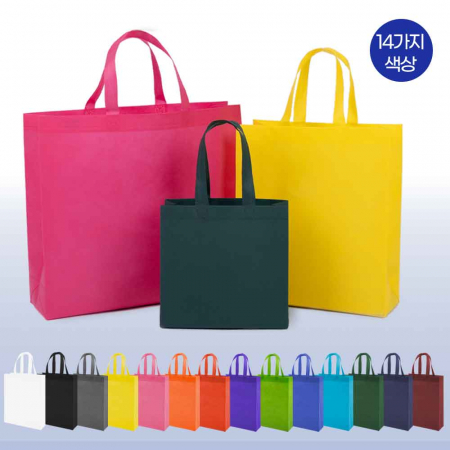 85g에코 튼튼 부직포가방(M자형) 대 42x38x12cm #2